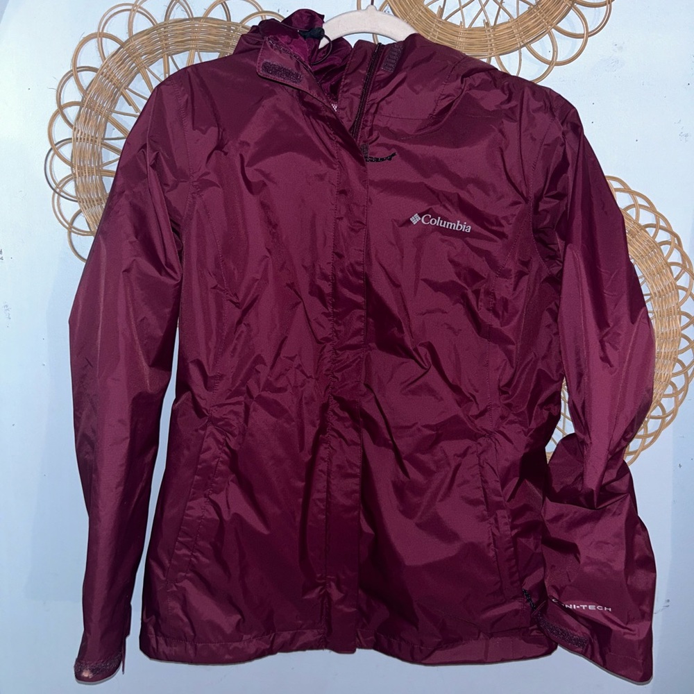 COLUMBIA rain coat jacket